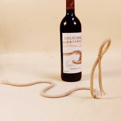 Suspended Rope Wine Bottle - Rheasie & Co