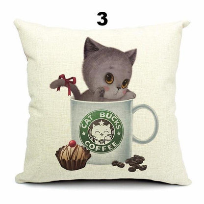 Teacup Kittens Cushion Covers - Rheasie & Co