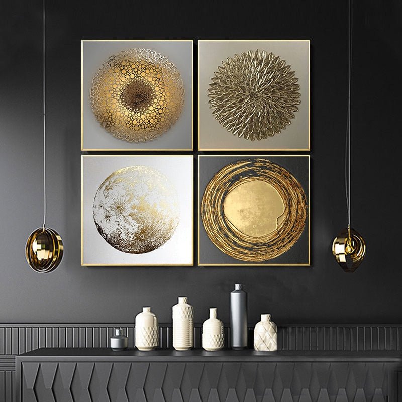 The Gold Abstract Collection - Rheasie & Co