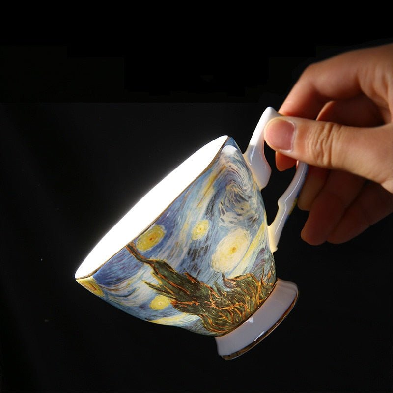 Van Gogh Tea Cups - Rheasie & Co