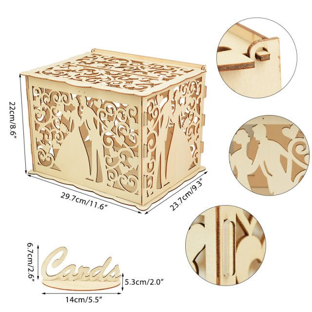 Wedding Card Boxes - Rheasie & Co