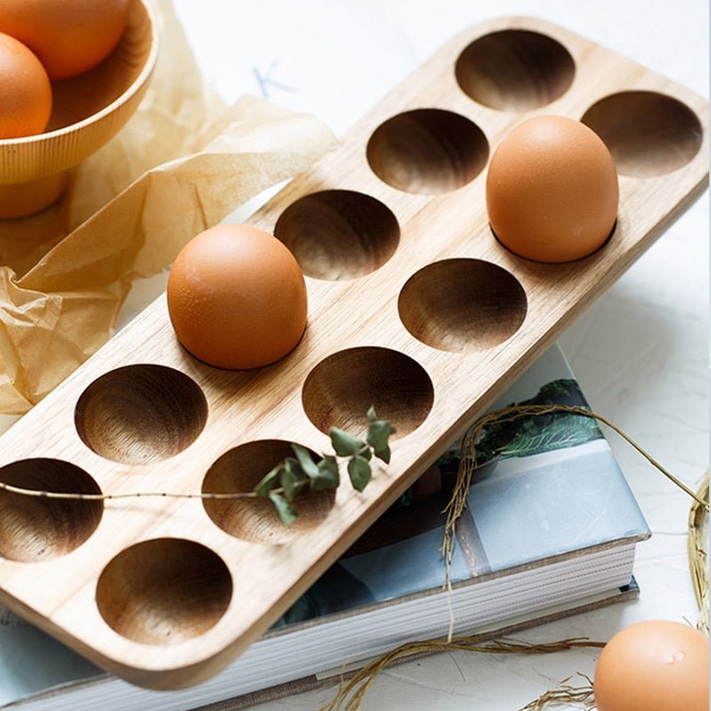 Wooden Egg Holder - Rheasie & Co