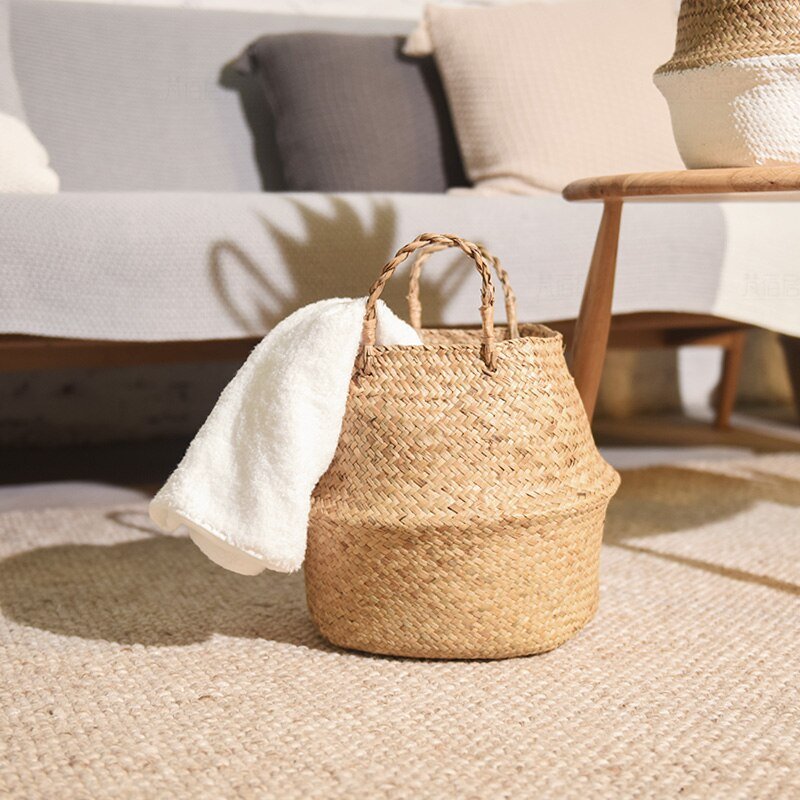 Woven Seagrass Baskets - Rheasie & Co